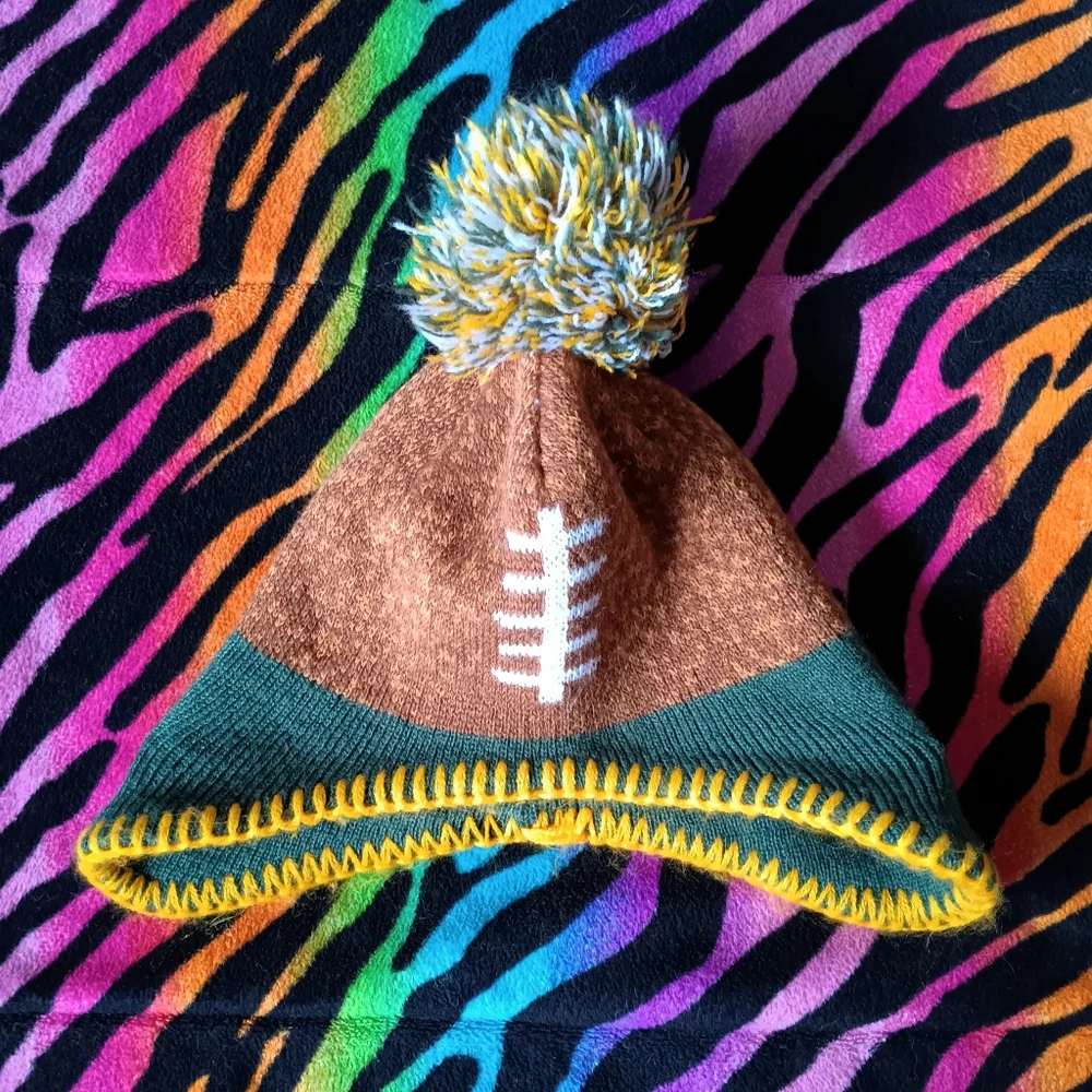 💚💛 Green Bay Packers Infant Knit Hat Winter Baby Football NFL Team Apparel